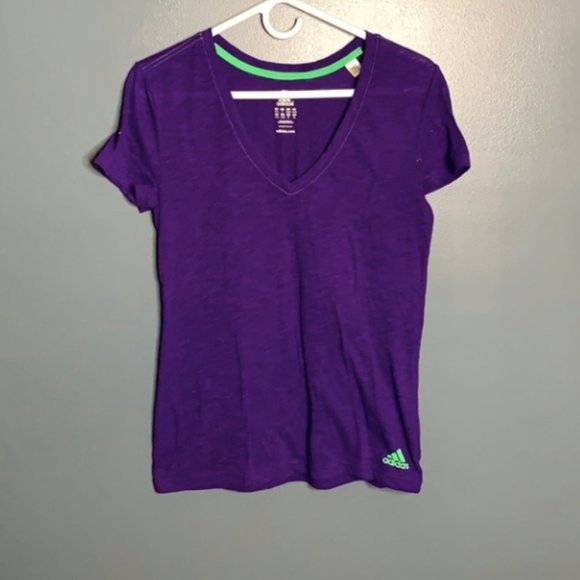 adidas purple tee